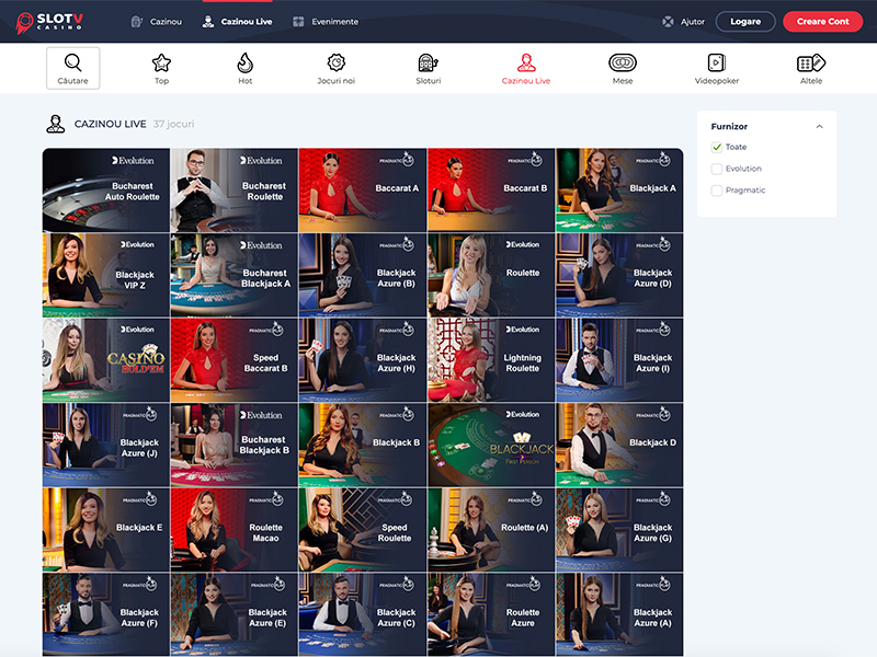 Slot V online casino